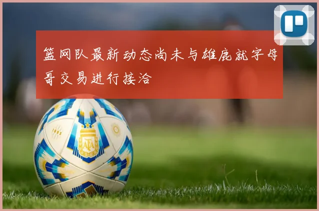 篮网队最新动态尚未与雄鹿就字母哥交易进行接洽